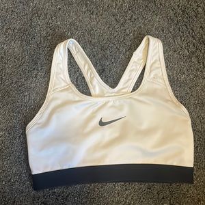 White Nike Sports Bra